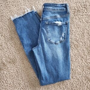 Flying Monkey Distressed Mid Rise Ankle